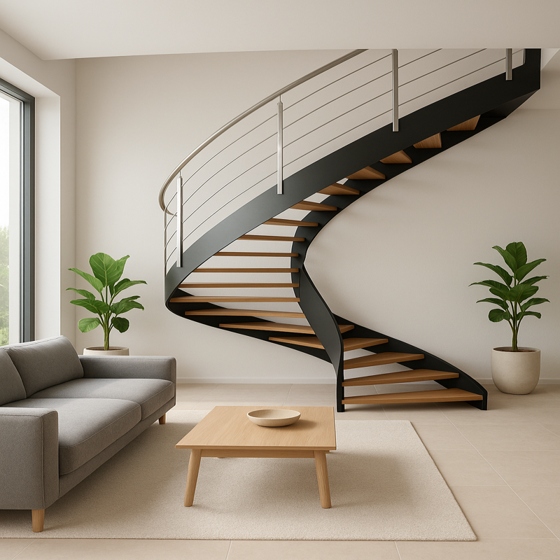 devis escalier acier